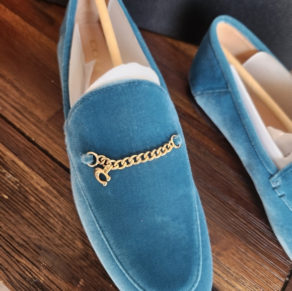 Coach Hanna Velvet Loafers - Picture 2 of 11